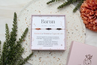 Baran | bransoletka zodiakana na nici