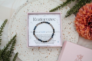 Koziorożec | bransoletka zodiakalna na gumce