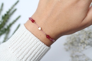 Zestaw prezentowy dla Mamy – bransoletka Rosie z dedykacją