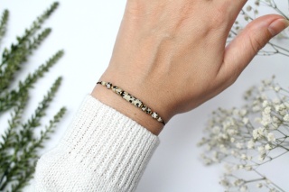 Zestaw prezentowy dla Mamy – bransoletka Dalmatian z dedykacją