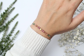 Zestaw prezentowy dla Mamy – bransoletka Magnolia z dedykacją