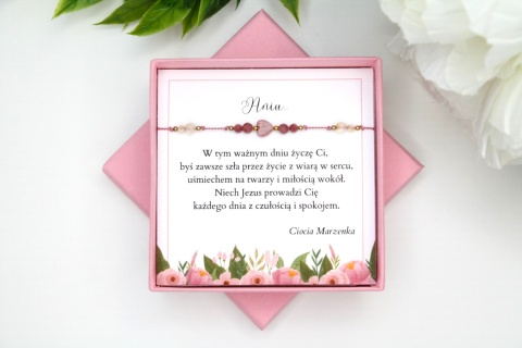 Bransoletka Grace prezent na Pierwszą Komunię dla dziewczynki