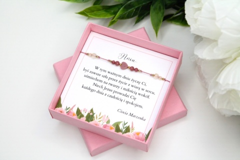 Bransoletka Grace prezent na Pierwszą Komunię dla dziewczynki