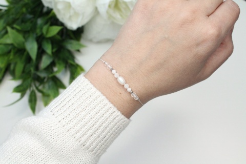 Bransoletka Pure prezent na Pierwszą Komunię od Chrzestnej