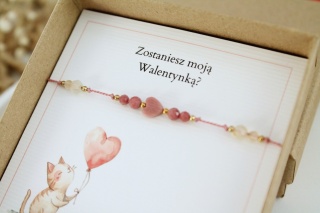 Zostaniesz moją Walentynką? Bransoletka na Walentynki dla niej