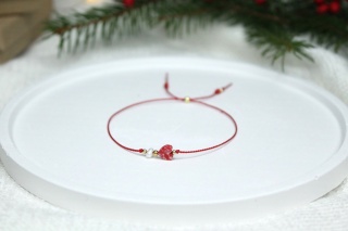 Prezent pod choinkę – bransoletka Love z personalizowaną dedykacją