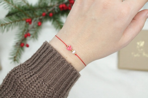 Prezent pod choinkę – bransoletka Love z personalizowaną dedykacją