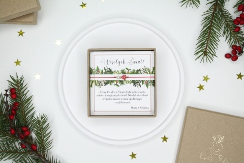 Prezent pod choinkę – bransoletka Love z personalizowaną dedykacją