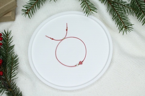 Prezent pod choinkę – bransoletka Love z personalizowaną dedykacją