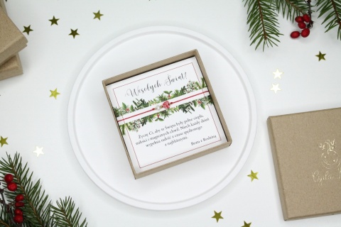 Prezent pod choinkę – bransoletka Love z personalizowaną dedykacją