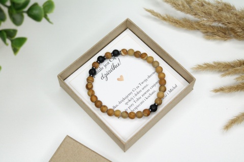 Prezent na Dzień Dziadka - bransoletka z dedykacją