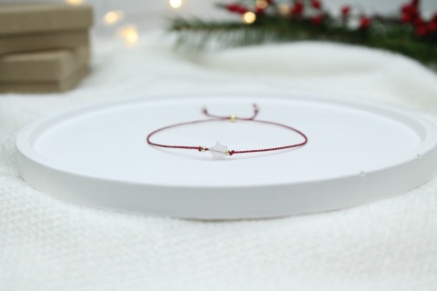 Prezent pod choinkę – bransoletka Star z personalizowaną dedykacją