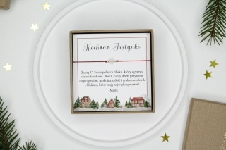 Prezent pod choinkę – bransoletka Star z personalizowaną dedykacją