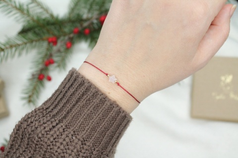 Prezent pod choinkę – bransoletka Star z personalizowaną dedykacją