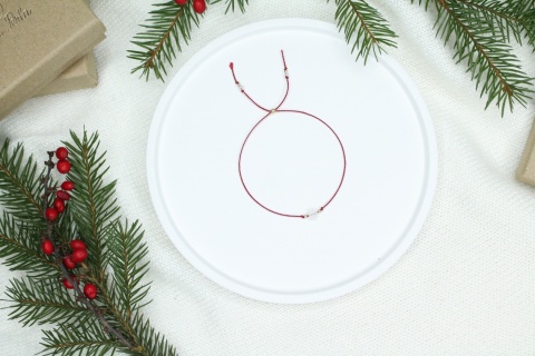 Prezent pod choinkę – bransoletka Star z personalizowaną dedykacją