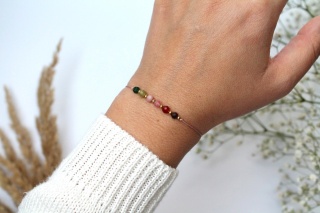 Bransoletka Bukiet Życzeń prezent z dedykacją na urodziny