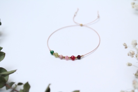 Bransoletka Bukiet Życzeń prezent z dedykacją na urodziny