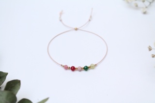 Prezent urodzinowy – bransoletka Bukiet Słów z personalizowaną dedykacją