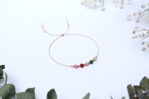 Prezent urodzinowy – bransoletka Bukiet Słów z personalizowaną dedykacją