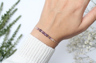 Zestaw prezentowy dla Mamy – bransoletka Lilac z dedykacją