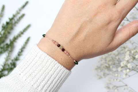 Zestaw prezentowy dla Babci – bransoletka Autumn z dedykacją