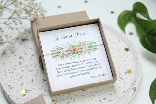 Bransoletka Lilly prezent urodzinowy z dedykacją