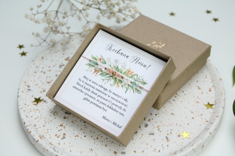 Bransoletka Lilly prezent urodzinowy z dedykacją