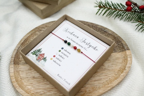 Życzenia dla Przyjaciółki – bransoletka Lights z personalizowaną dedykacją